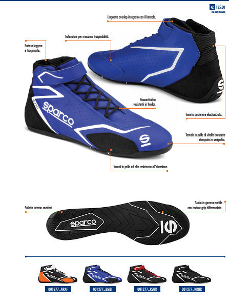 Scarpe sparco outlet kart